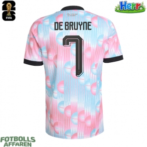 Belgien Kevin De Bruyne #7 Bortatröja VM 2026 Kortärmad